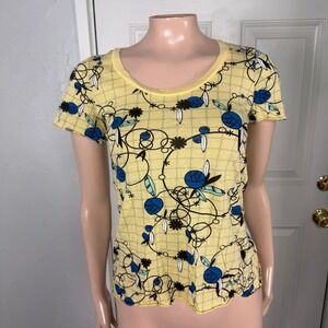 Vintage y2K Heart Breaker T-Shirt Shirt Small  Baby Tee Scoop Cotton Print HH16